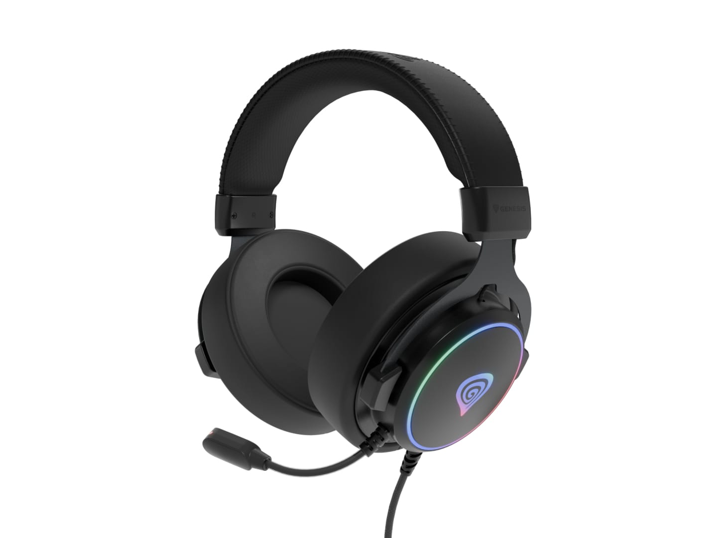 Casti Gaming Genesis Neon 764 7.1 Surround USB RGB - imagine 11