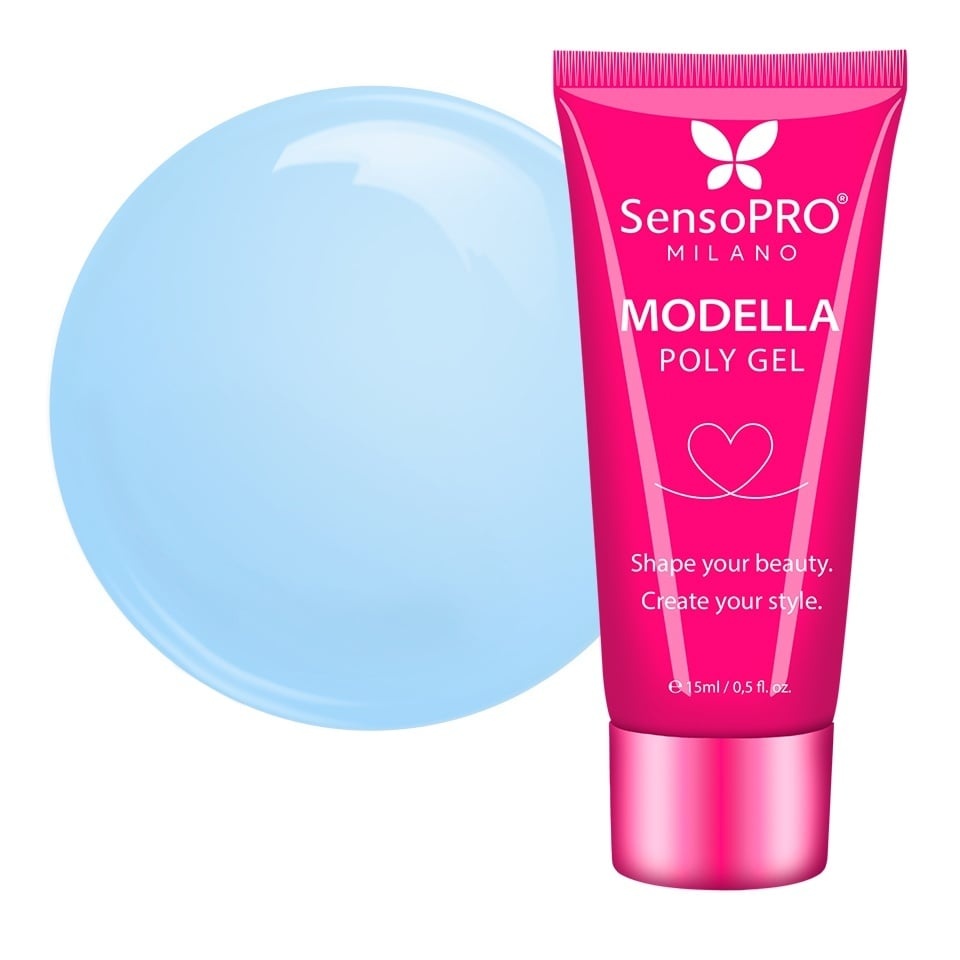 Polygel MODELLA SensoPRO Milano - Sky Whisper, 15ml