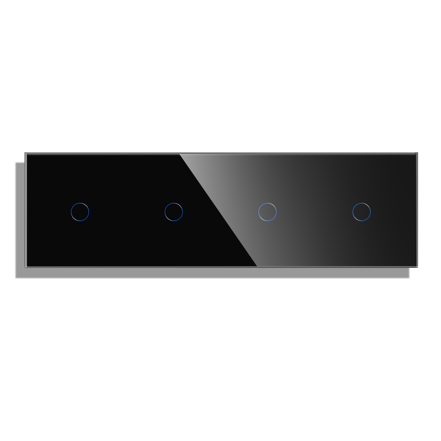 Panou 4 Intrerupatoare Touch Sticla Luxion - imagine 2