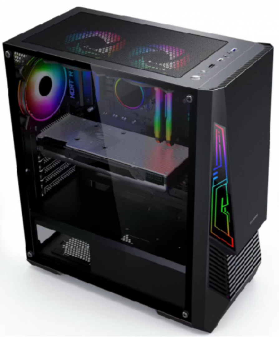 Carcasa Gaming Serioux Rogue Middle Tower ARGB - Sticlă Securizată - imagine 2