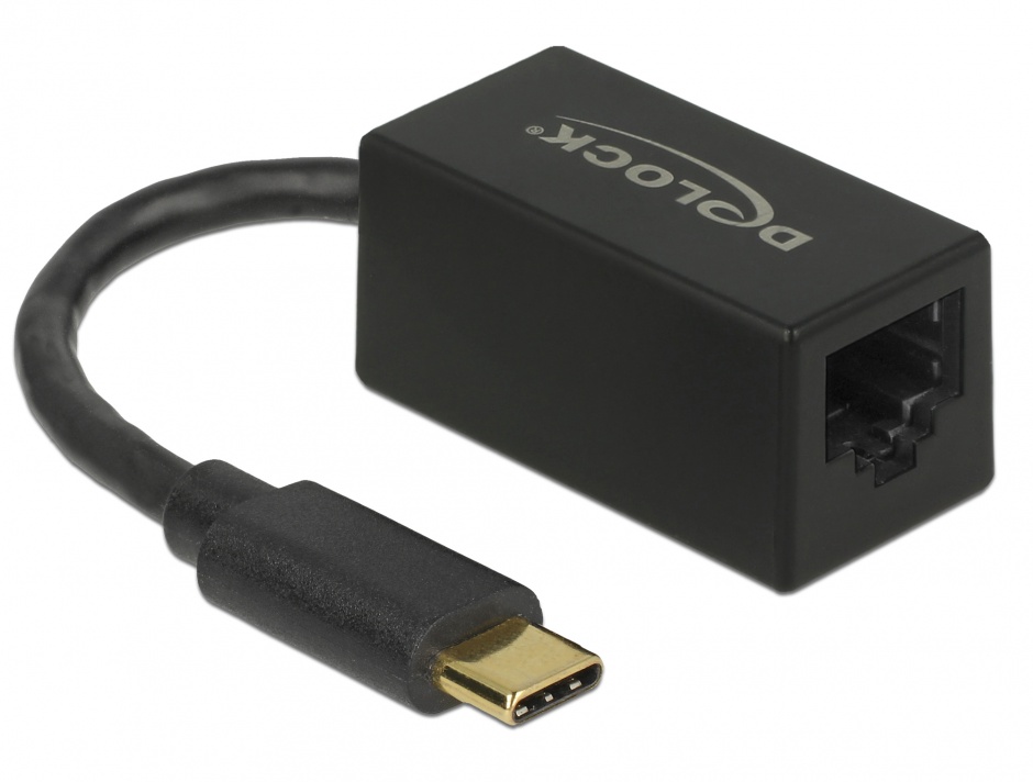 Adaptor USB-C la Gigabit LAN Delock