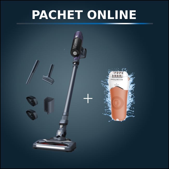 Pachet Rowenta Promo Aspirator și Epilator Fără Fir - imagine 2