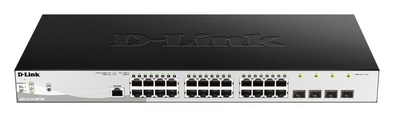 Switch D-Link DGS-1210-28P/ME PoE 24 Porturi Gigabit WebSmart - imagine 2