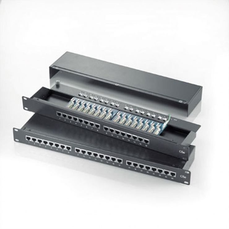 Patch Panel FTP Cat.5e 24 Porturi Roline