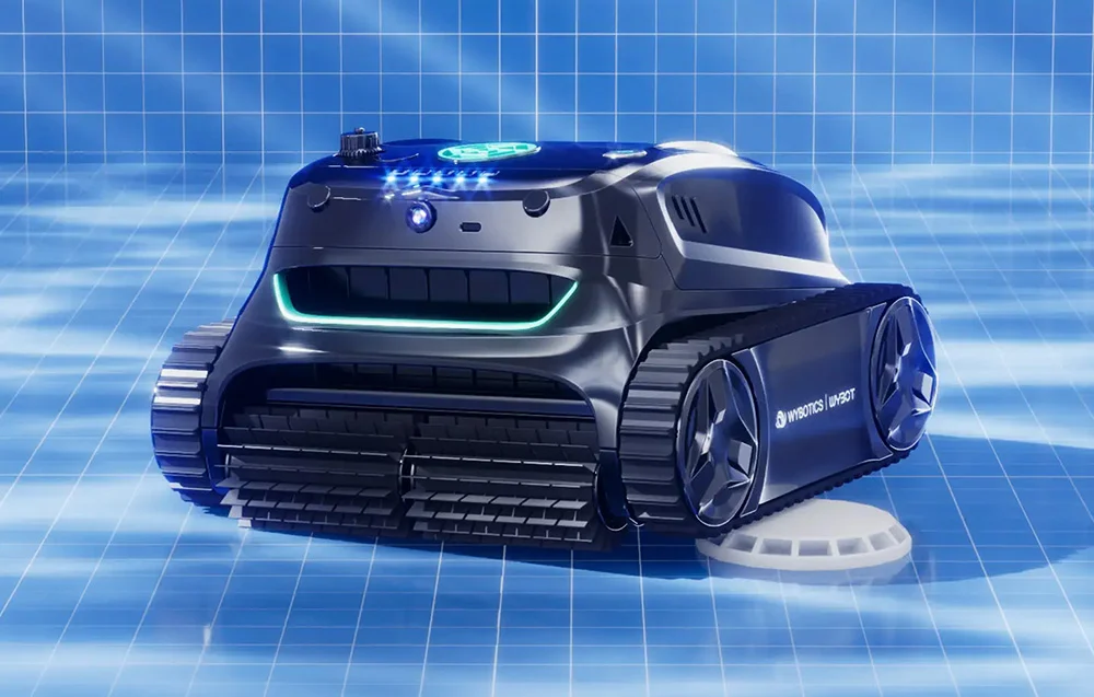 Robot curățat piscine Wybot S2 Solar Vision, solar, AI - imagine 11