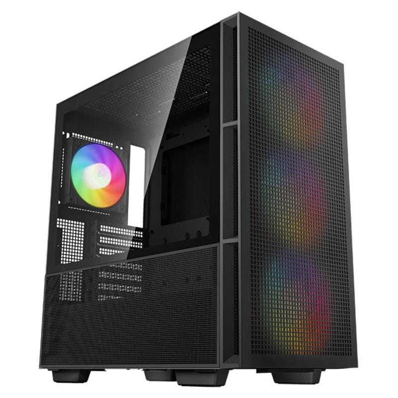 Carcasa Deepcool CH560 ARGB Mid Tower Negru - Sticla Temperata - imagine 11