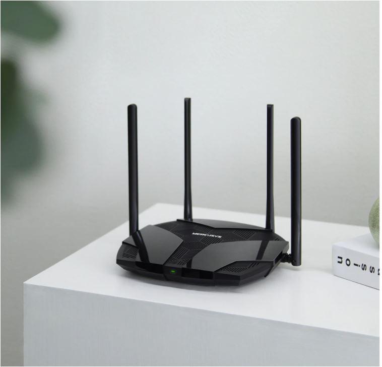 Router Wireless Mercusys MR80X AX3000 Wi-Fi 6 - Viteza Superioară - imagine 3