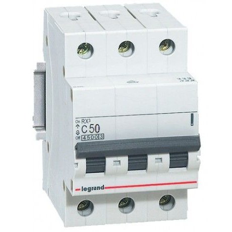 Siguranță Automată Legrand 3P 50A, Curba C