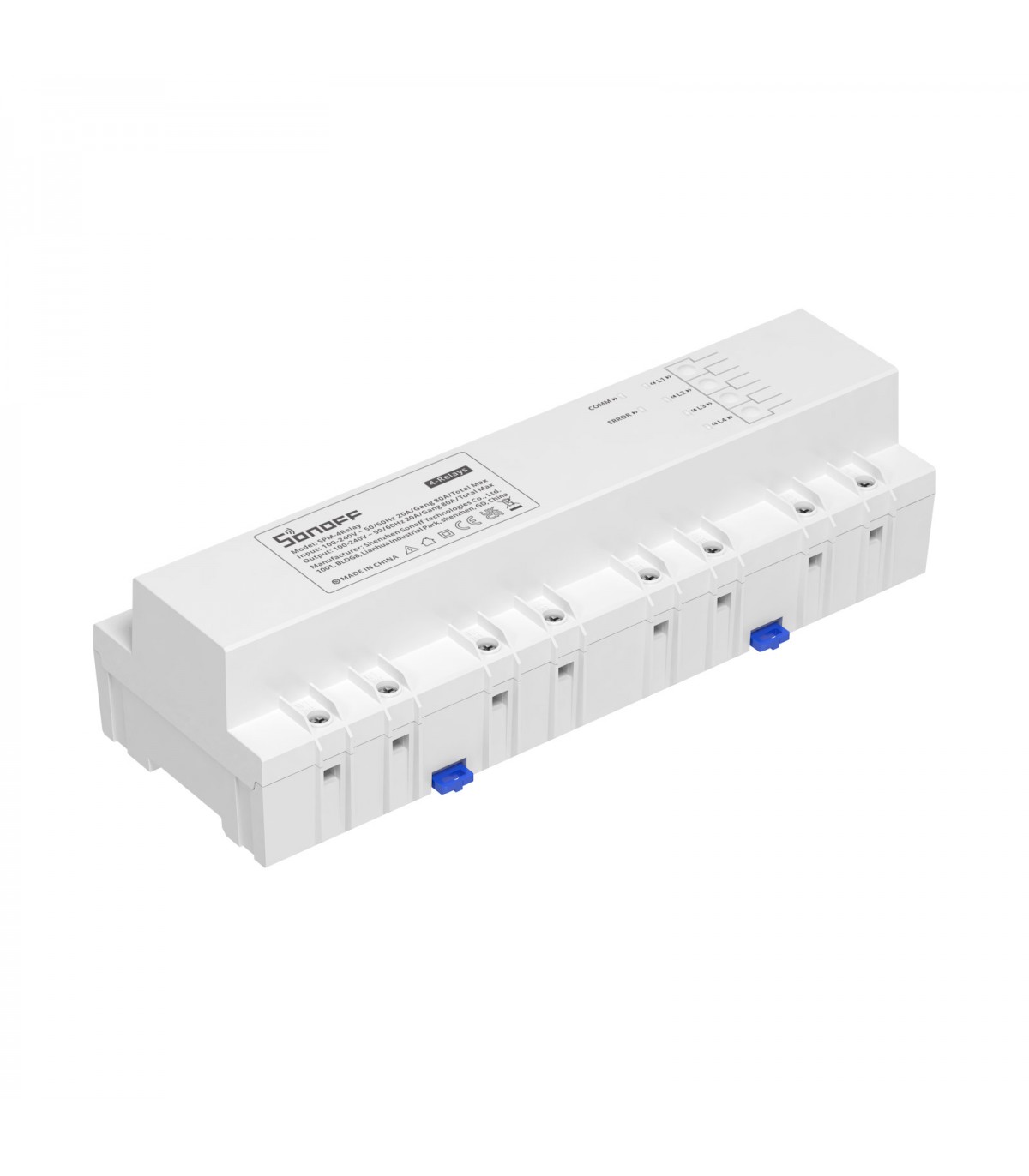 Releu Wi-Fi Sonoff 4 Canale cu Masurare Consum - imagine 2
