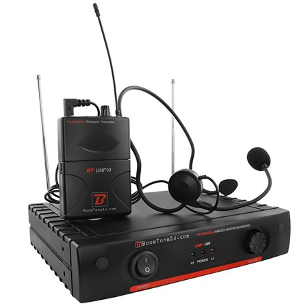 Cască Wireless UHF BoomTone DJ UHF 10HL F6