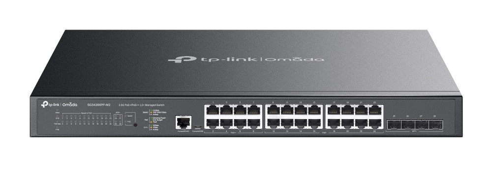 Switch TP-Link Omada 28 Porturi PoE 500W