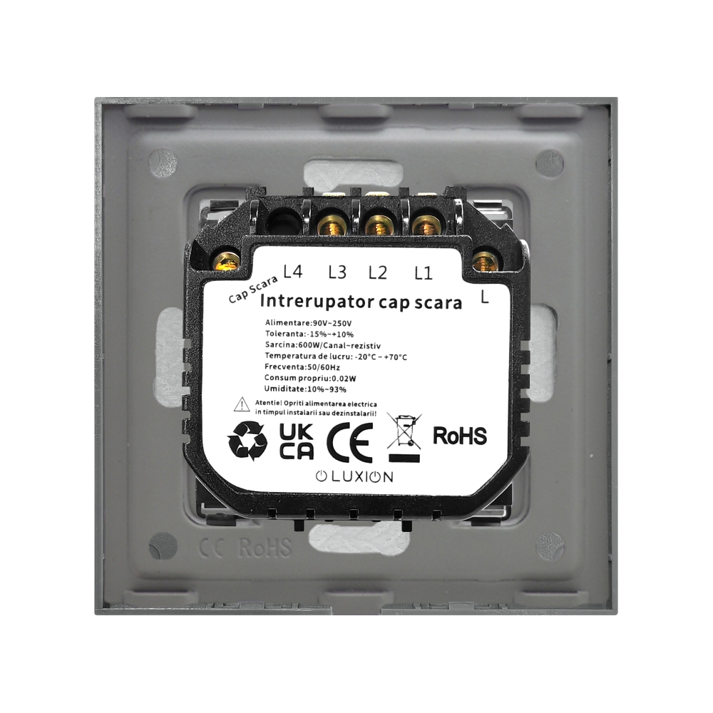 Întrerupător Triplu Touch Marmură LUXION - imagine 12