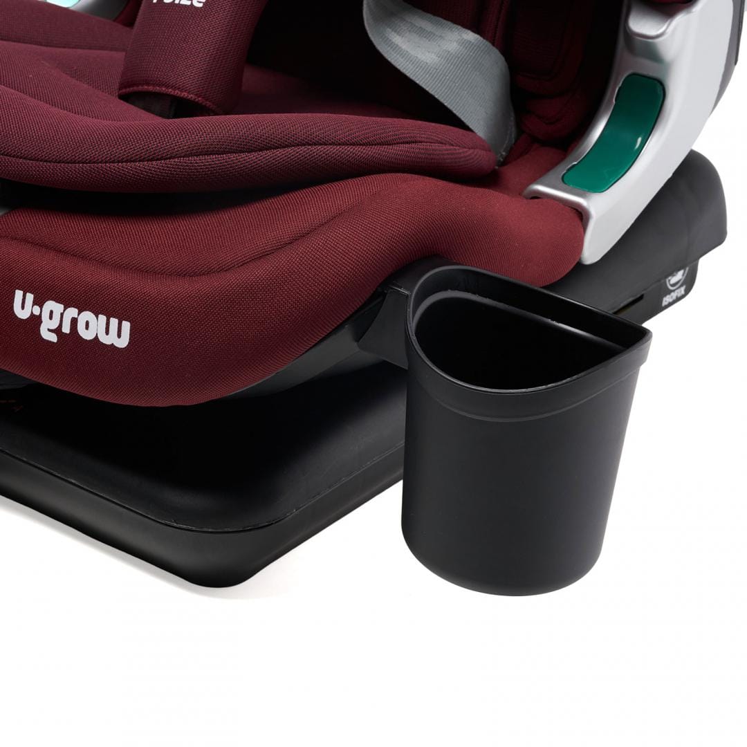 Scaun Auto I-Size Isofix 76-150cm cu Boxă Bluetooth - Roșu - imagine 17