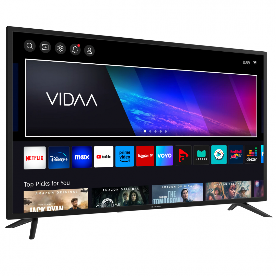 Televizor LED Smart DIAMANT 101 cm Full HD - Calitate Superioară - imagine 3