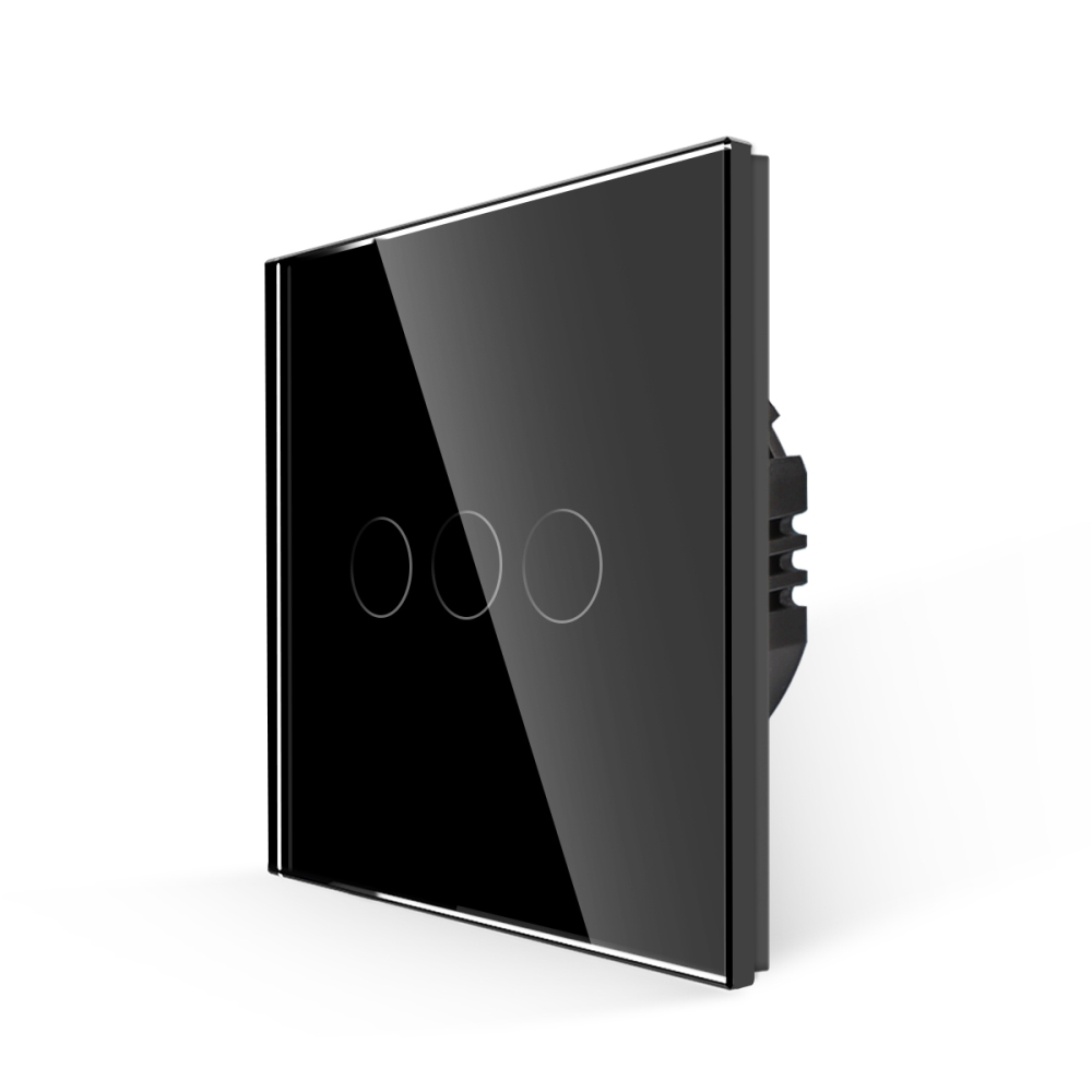 Intrerupator Triplu Touch Sticla LUXION, 500W - imagine 9