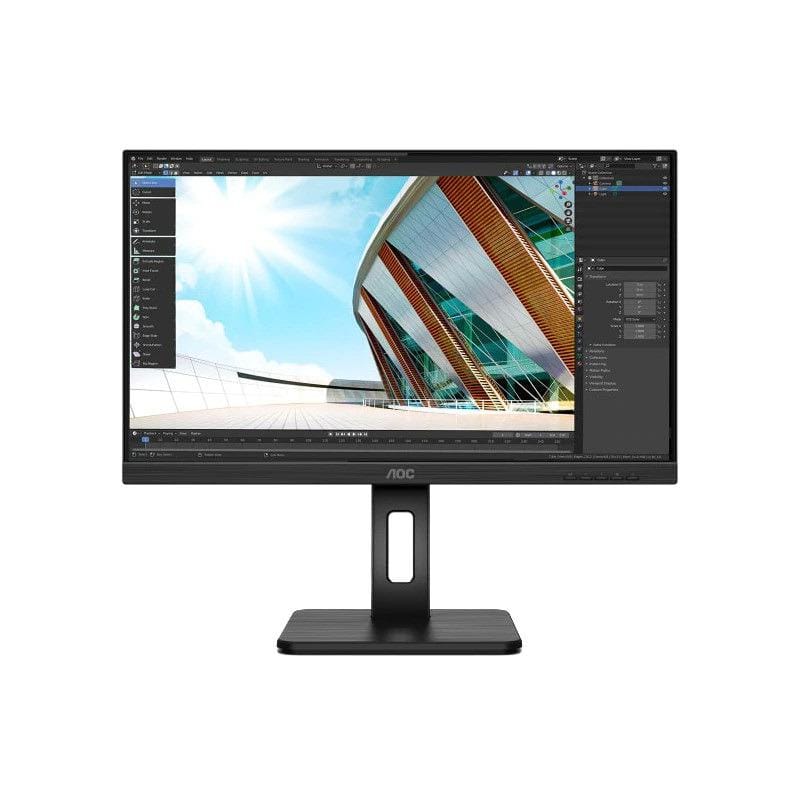 Monitor AOC 27P2Q 27" IPS Full HD - Profesional cu USB Hub - imagine 2