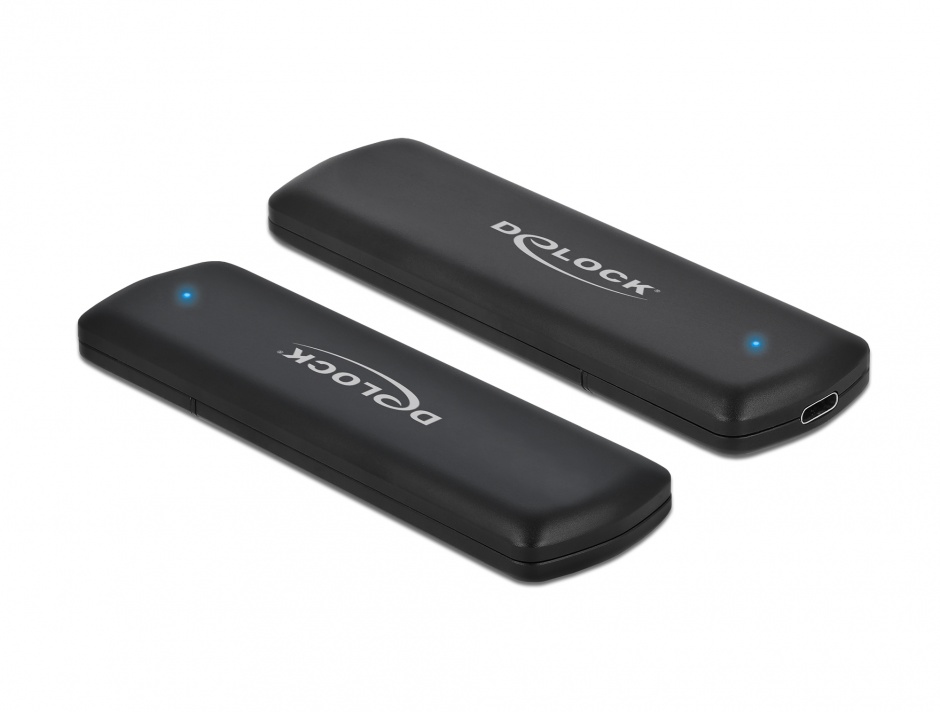 Rack USB-C NVMe Toolless Delock