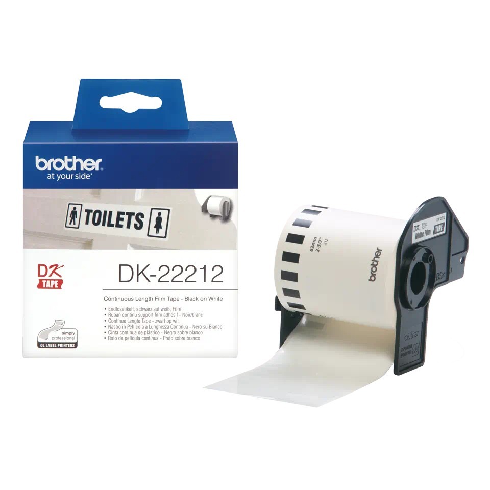 Banda Continua Brother DK22212 62mm Originala pentru Etichete