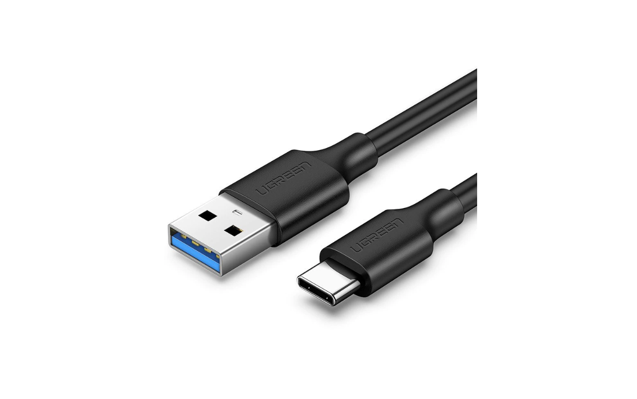 Cablu USB-C Ugreen US184 Fast Charging 5Gbps 1.5m Negru - imagine 2