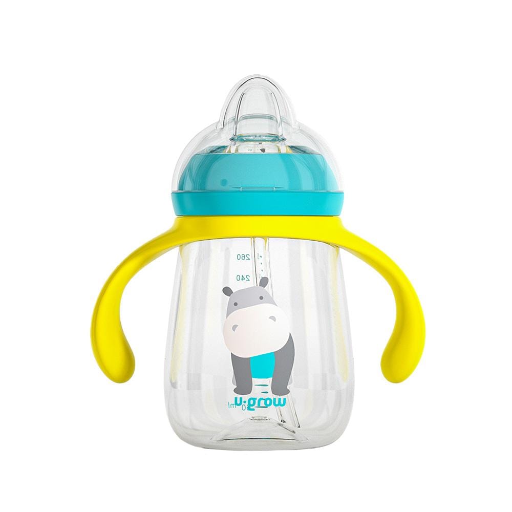 Cana 3in1 Tritan 260ml U-Grow Blue - Tetina, Cioc si Pai - imagine 5