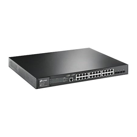 Switch TP-Link TL-SG3428MP Gigabit PoE+ 24 Porturi Management - imagine 4