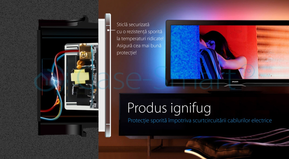 Intrerupator Dublu Touch Livolo Sticla - Seria R - imagine 8