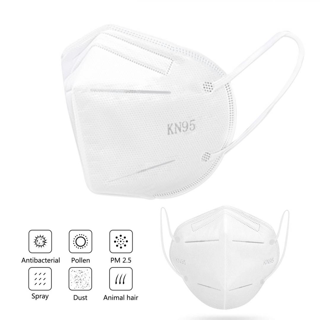 Măști FFP2 KN95 4-straturi Design 3D - 5 bucăți | Protecție 95% - imagine 2