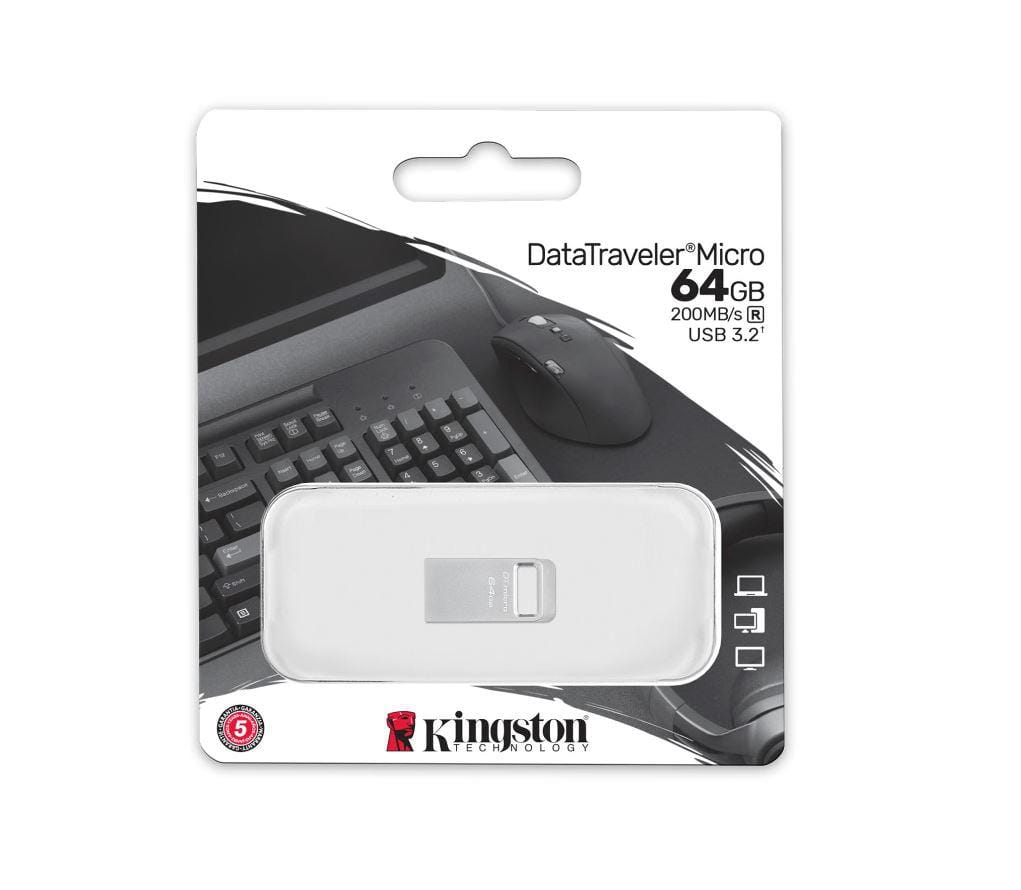 Memorie USB 64GB Kingston DataTraveler Micro 200MB/s - imagine 4