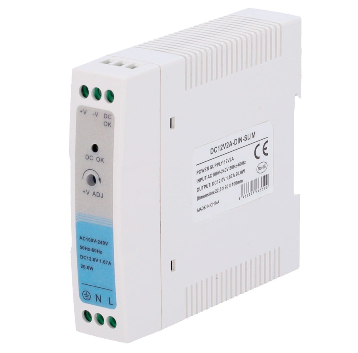 Sursa Safer 12V/2A DIN - Eficiență 80%