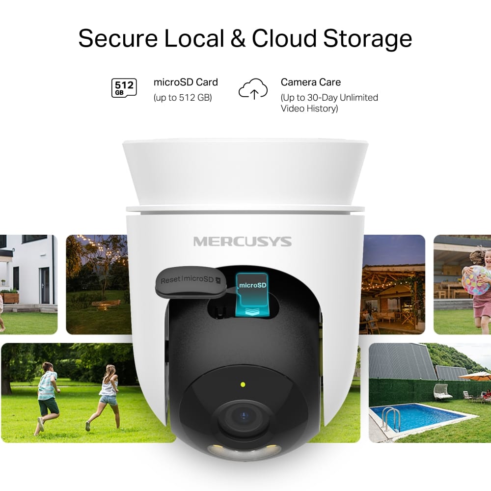 Cameră supraveghere MERCUSYS MC500 Wi-Fi 1080P Pan/Tilt 360° - imagine 7