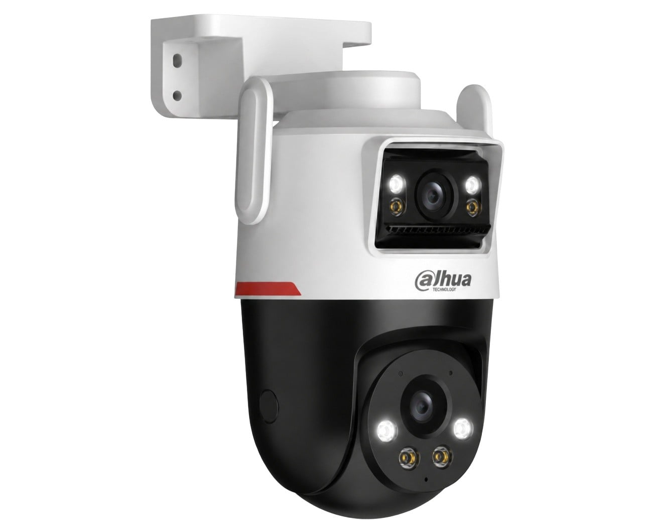 Cameră exterior Dahua duală 3+3MP Wi-Fi 6 PoE IP66