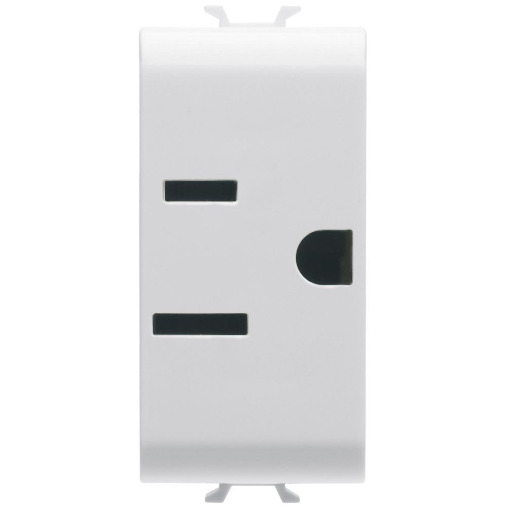 Priza USA Gewiss 15A, 1 Modul, Alb