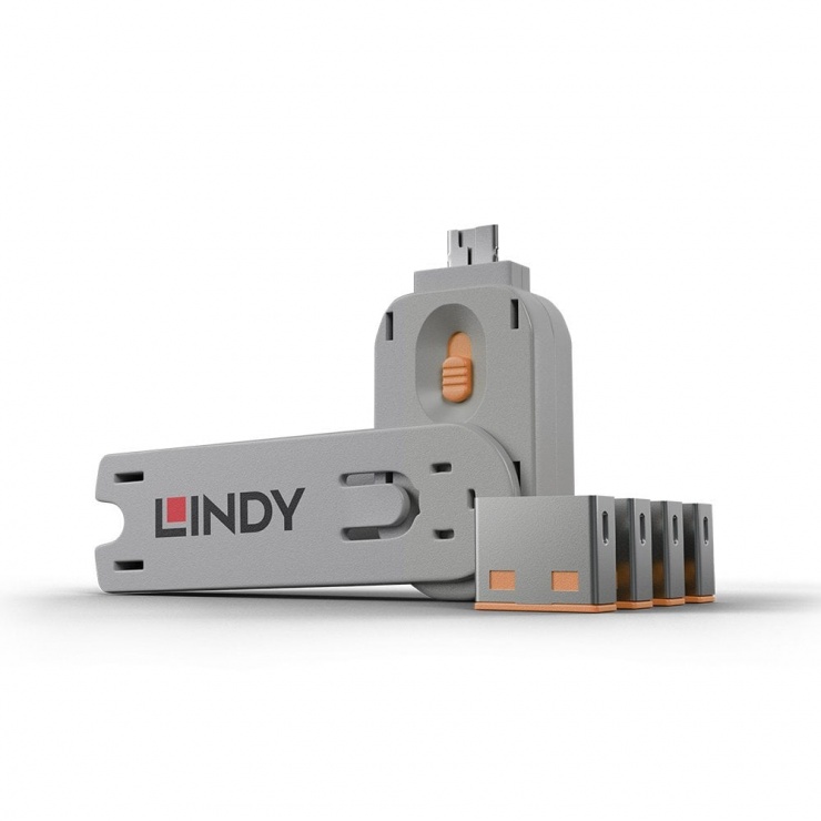 Lindy L40453 Sistem Blocare USB Portabil