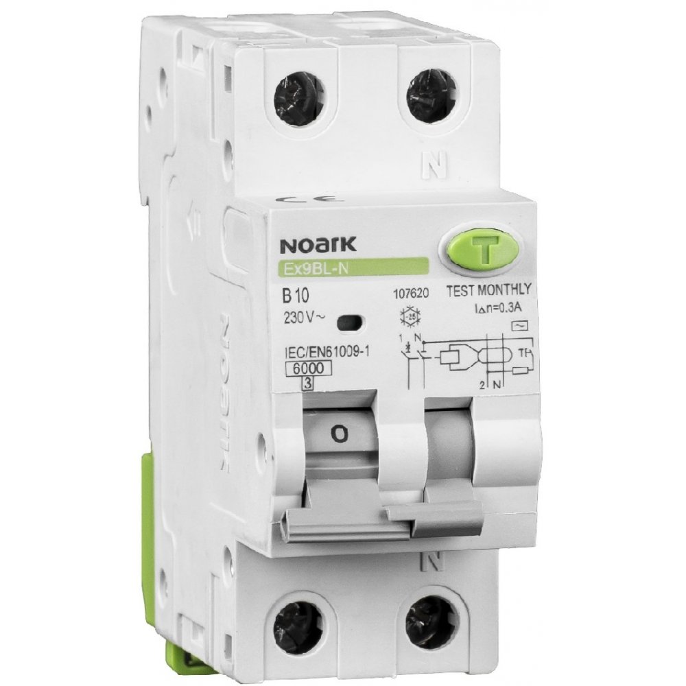 RCBO Ex9BL-N 40A 30mA Noark Protecție