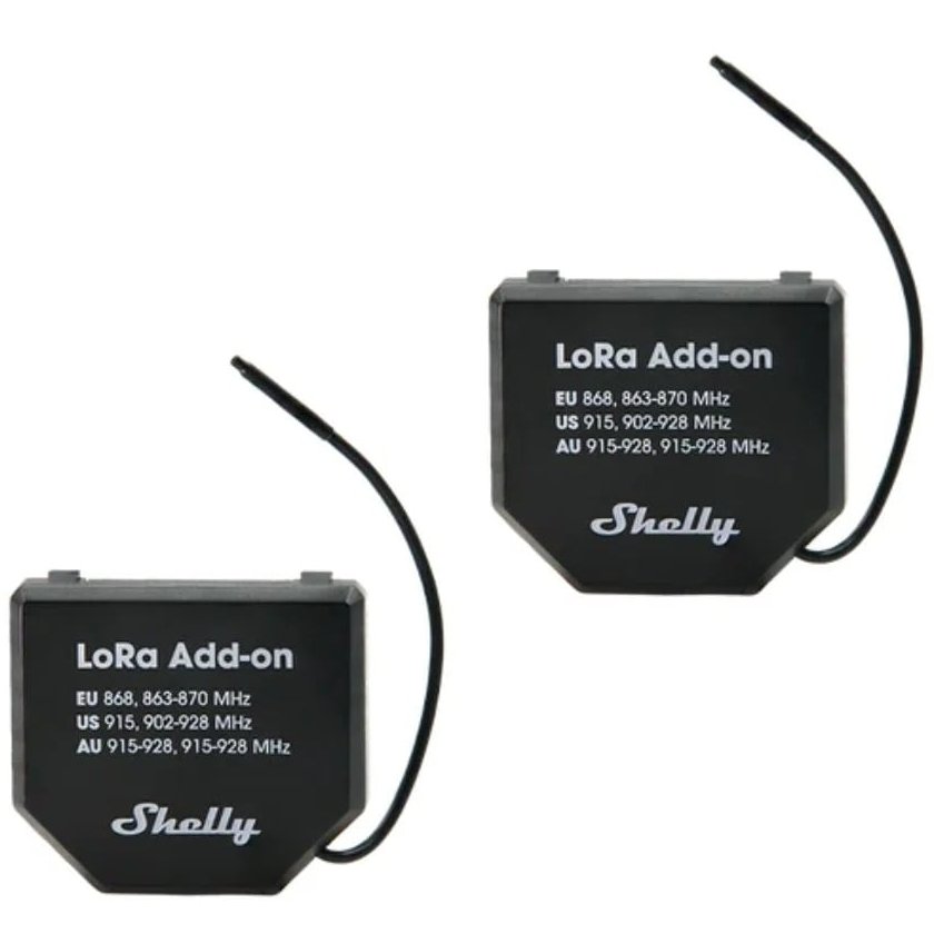 Shelly LoRa Add-On 2-Pack | Extindere 5 km