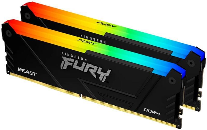 Memorie RAM Kingston DDR4 32GB 3200MHz RGB Fury Beast - imagine 2