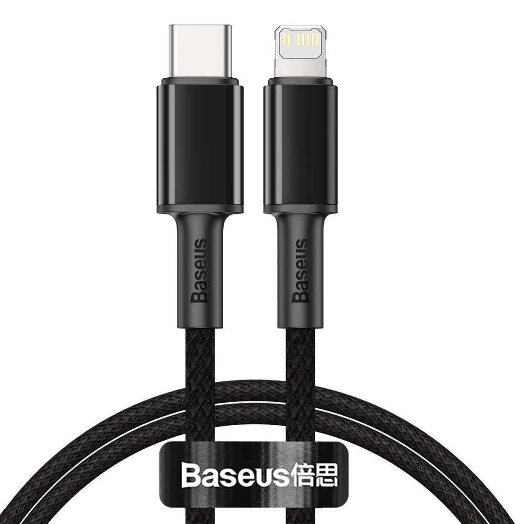 Cablu Baseus USB-C Lightning Fast Charging 20W, 2m, Negru