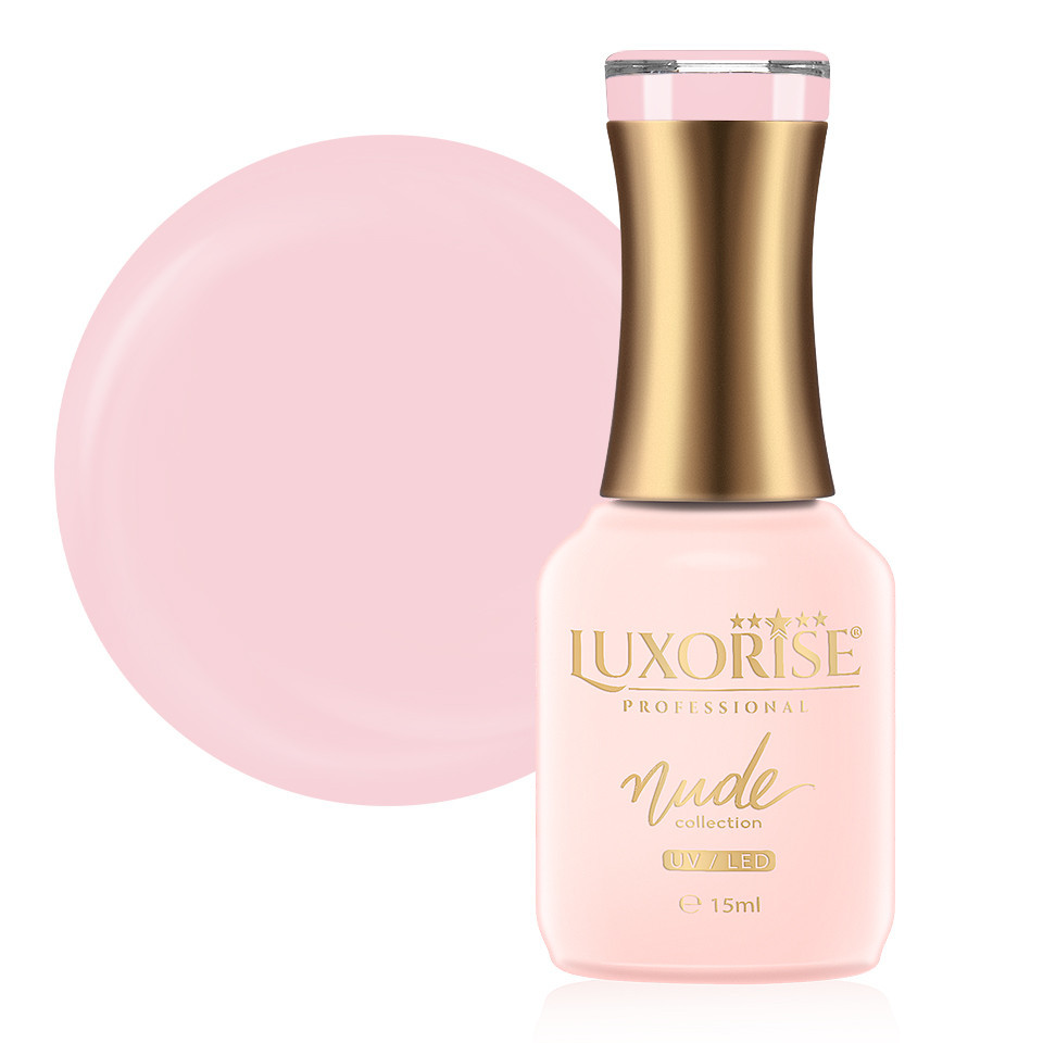 Oja Semipermanenta LUXORISE Nude, Romantic Stiletto 15ml