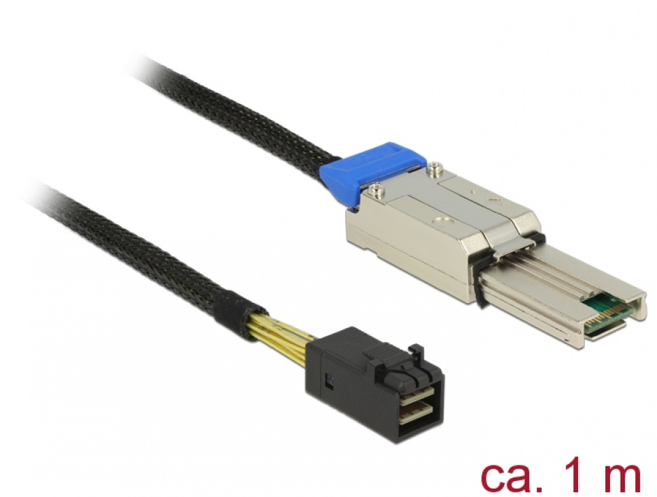 Cablu Delock Mini SAS HD SFF-8088 la SFF-8643 1m