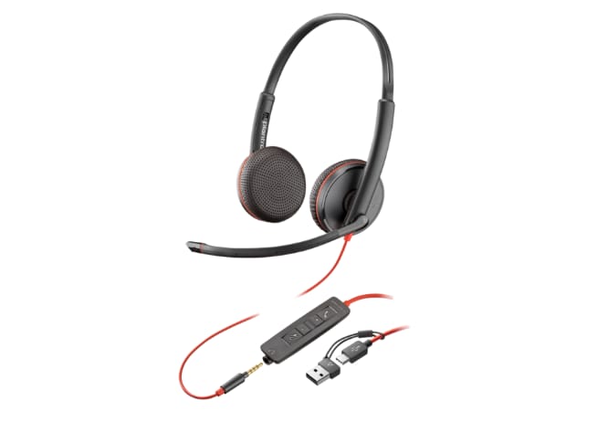 Poly Blackwire 3225 Stereo USB-C - Căști Profesionale UC - imagine 2