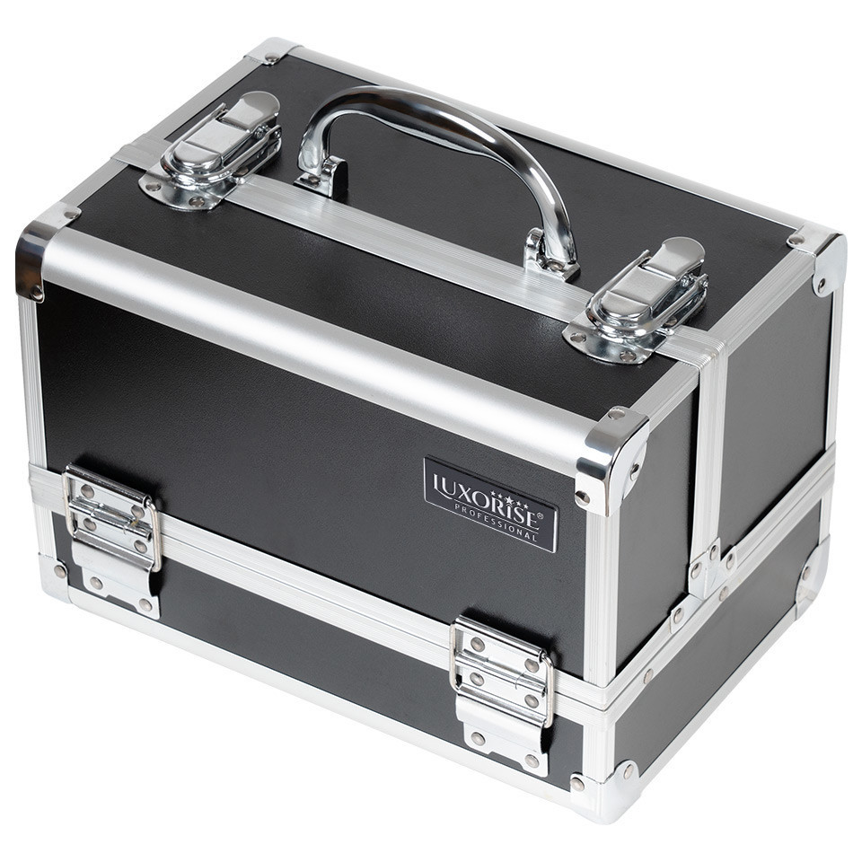 Geanta Manichiura Aluminiu Luxorise cu Oglinda