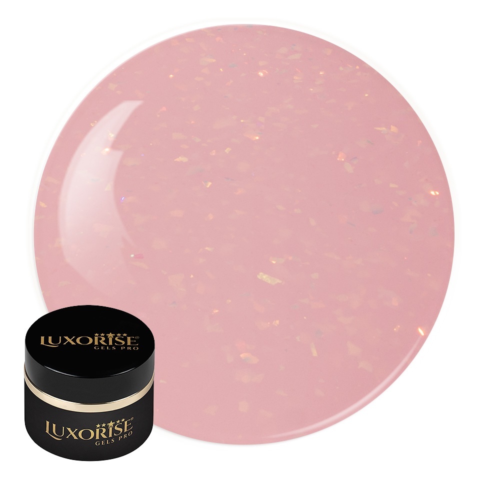 Gel UV Constructie RevoFlex LUXORISE, Peach Glare - imagine 2