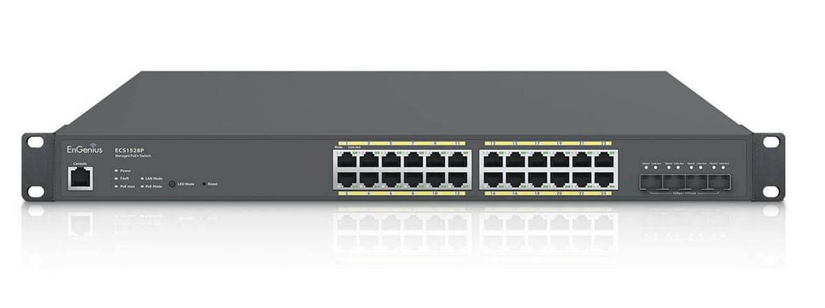 EnGenius ECS1528P Switch 24 Porturi PoE+ 10Gbps
