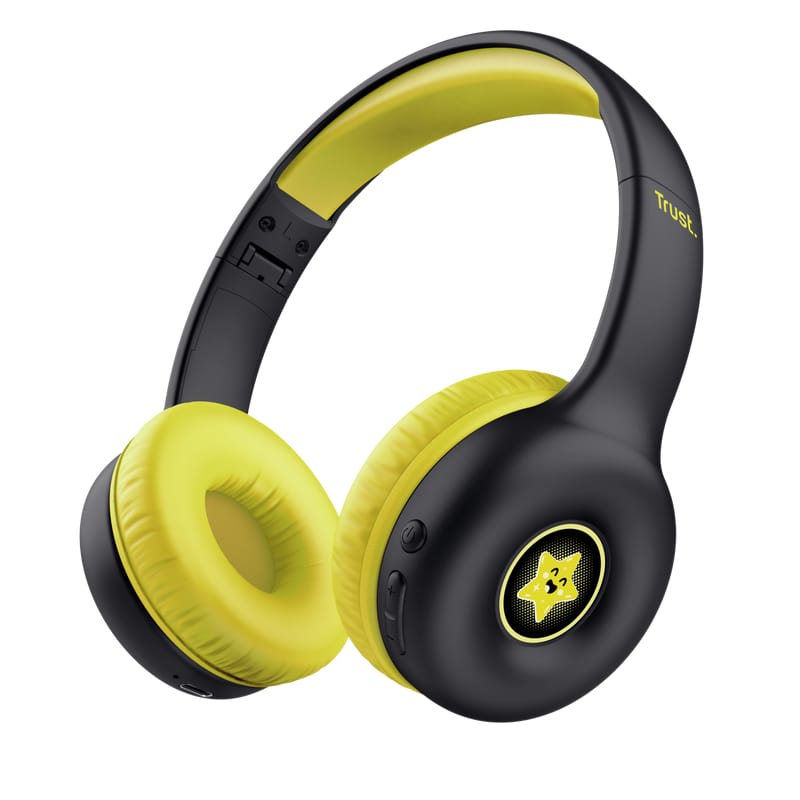 Casti Trust Nouna WS Kids Negru - Audio Premium pentru Copii - imagine 5