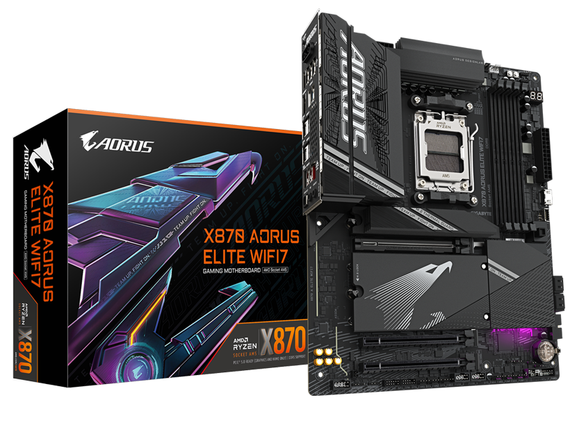 Placă de bază Gigabyte X870 AORUS ELITE WIFI7 AM5 - ATX DDR5