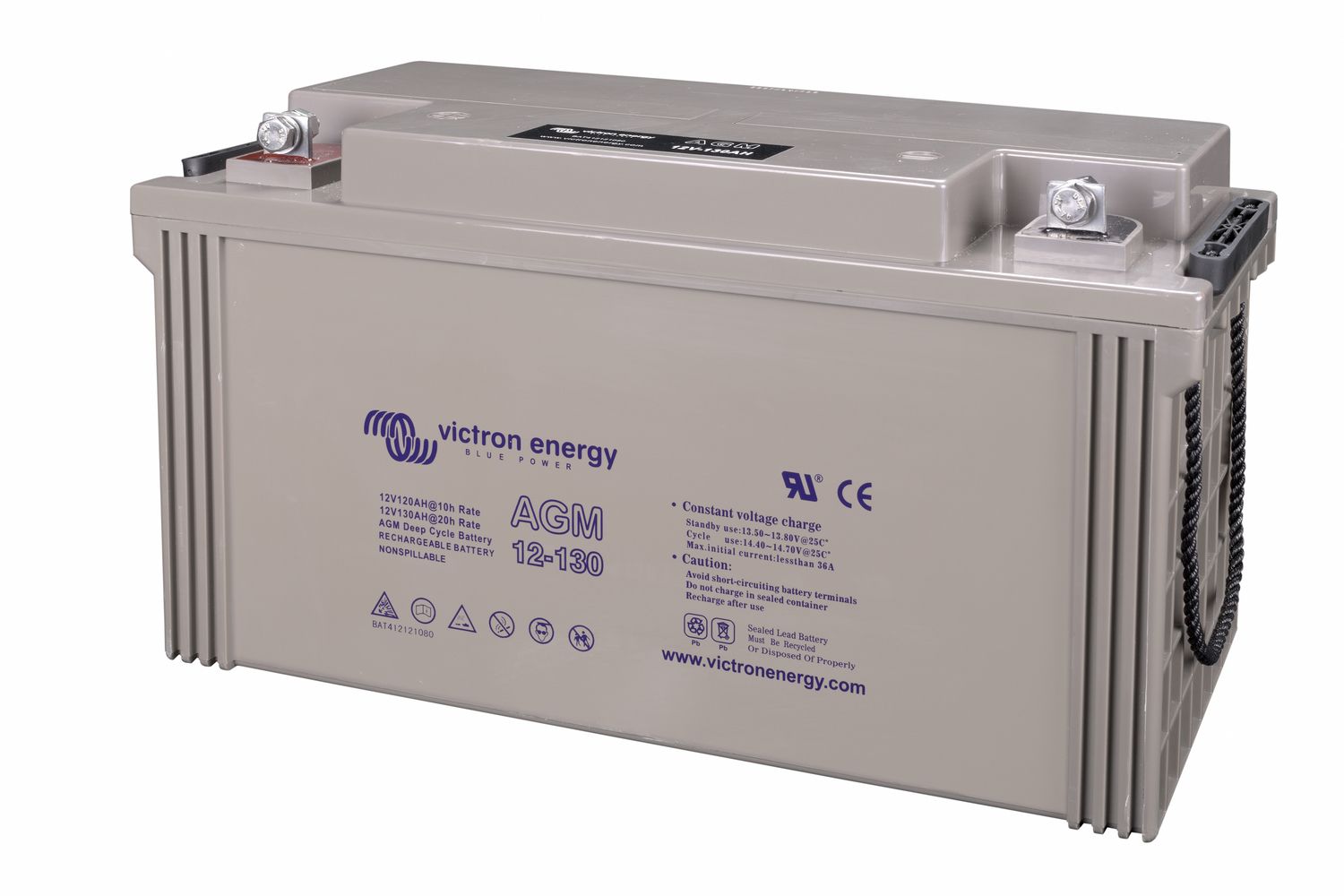 Acumulator Victron Energy GEL 12V 130Ah Deep Cycle Premium - imagine 5