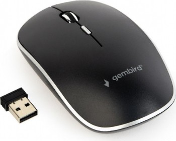 Mouse Wireless Gembird MUSW-4B-01, 1600 DPI, Negru