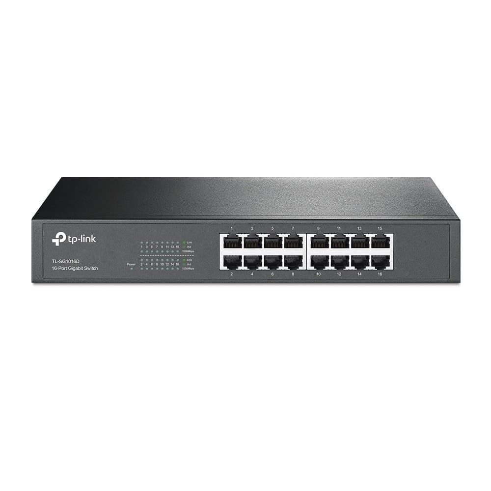 Switch TP-LINK TL-SG1016D 16 Porturi Gigabit Ethernet - imagine 2