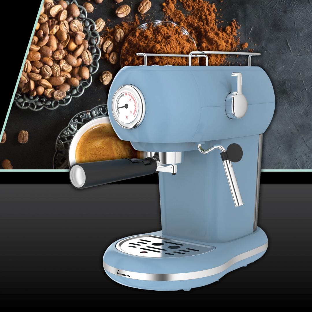 Espressor Fram FEM-D15RBL 15 BAR, 1100W, Boiler Aluminiu - imagine 4