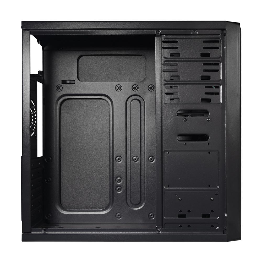 Carcasa SPACER CHRONOS Mid Tower ATX Negru - Office - imagine 2